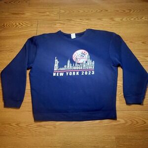 NY Yankees Men’s 2023 Team Crewneck Sweatshirt Size XXL Delta Fleece